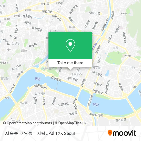 서울숲 코오롱디지털타워 1차 map
