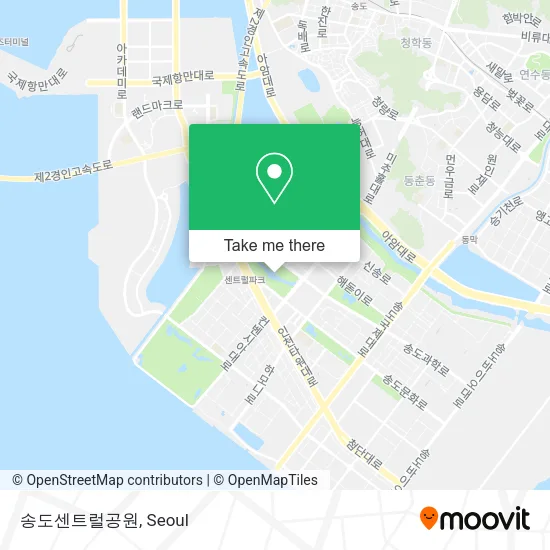 송도센트럴공원 map