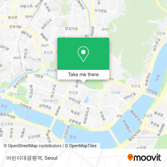 어린이대공원역 map