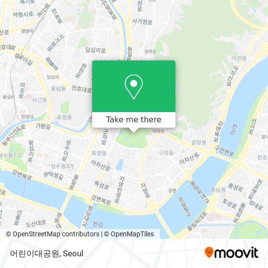어린이대공원 map