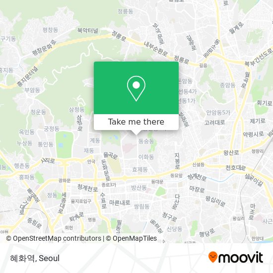 혜화역 map