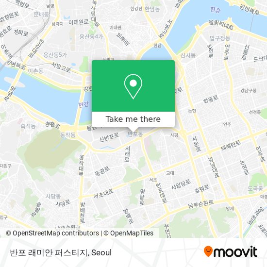 반포 래미안 퍼스티지 map