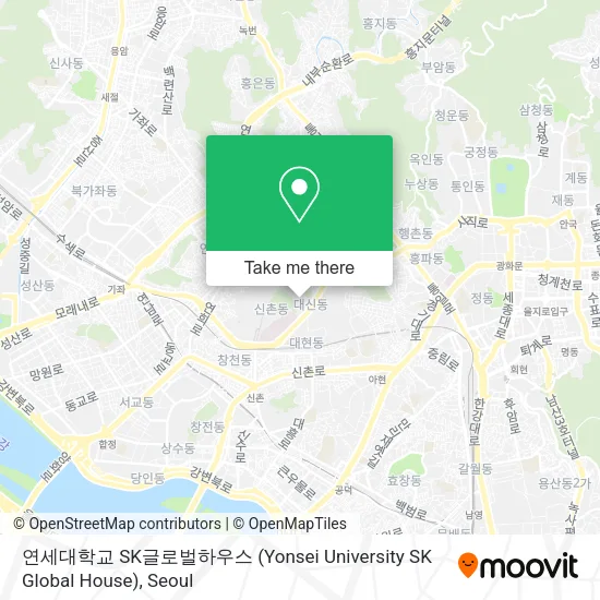 연세대학교 SK글로벌하우스 (Yonsei University SK Global House) map