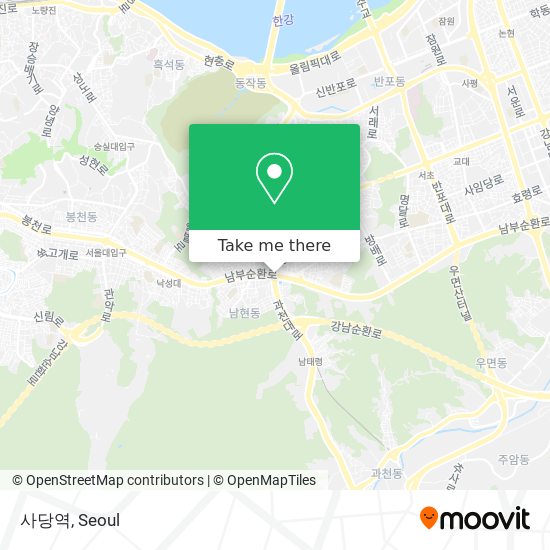 사당역 map