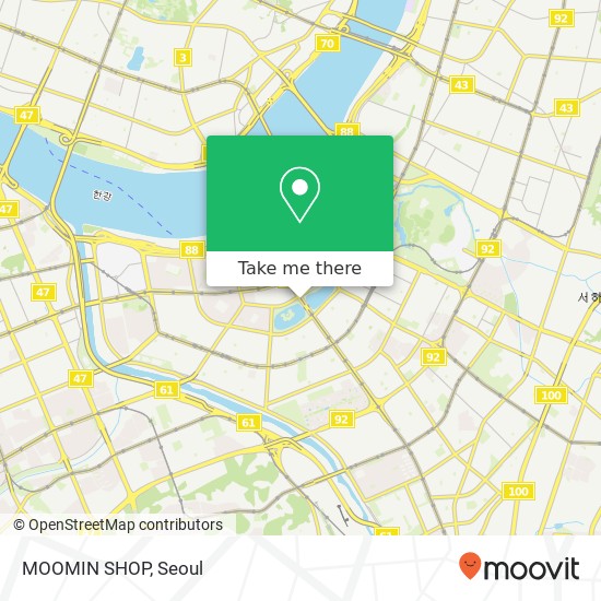 MOOMIN SHOP map