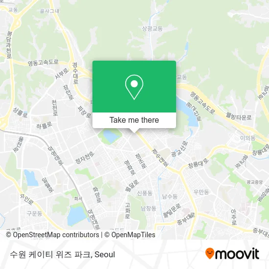 수원 케이티 위즈 파크 map