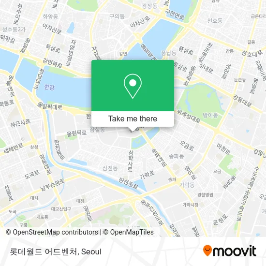 롯데월드 어드벤처 map