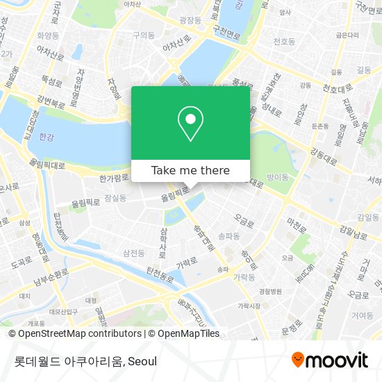 롯데월드 아쿠아리움 map