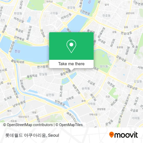 롯데월드 아쿠아리움 map