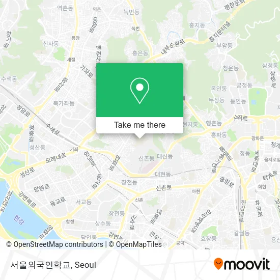 서울외국인학교 map
