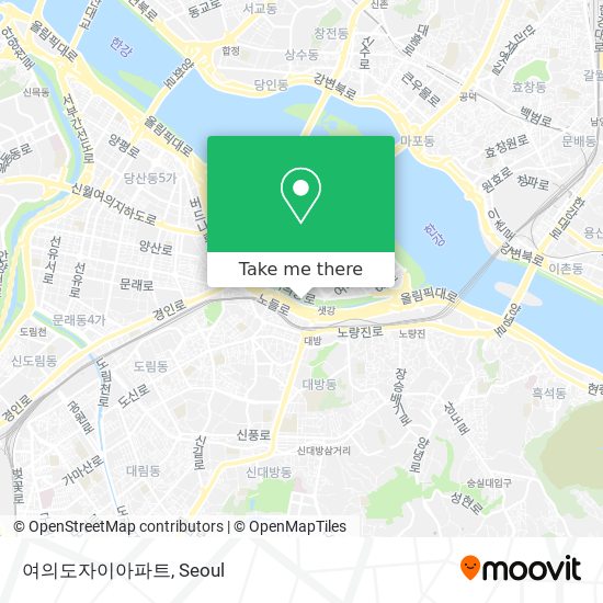 여의도자이아파트 map