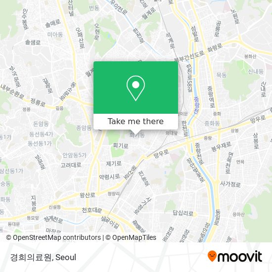 경희의료원 map