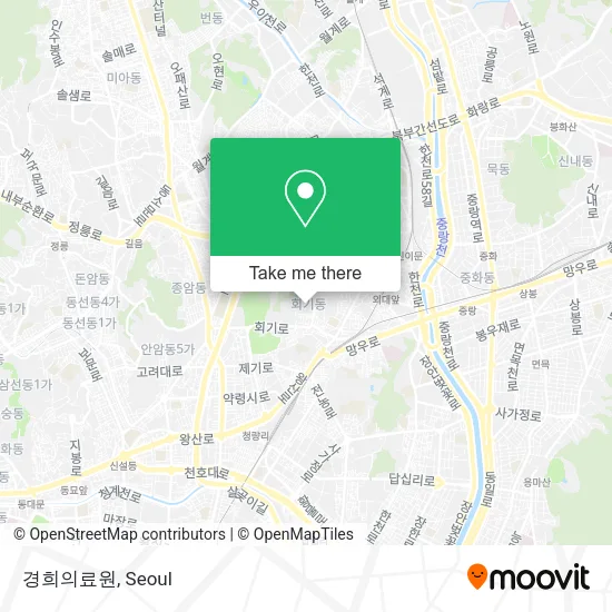 경희의료원 map