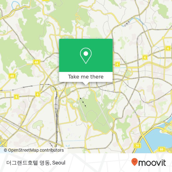 더그랜드호텔 명동 map