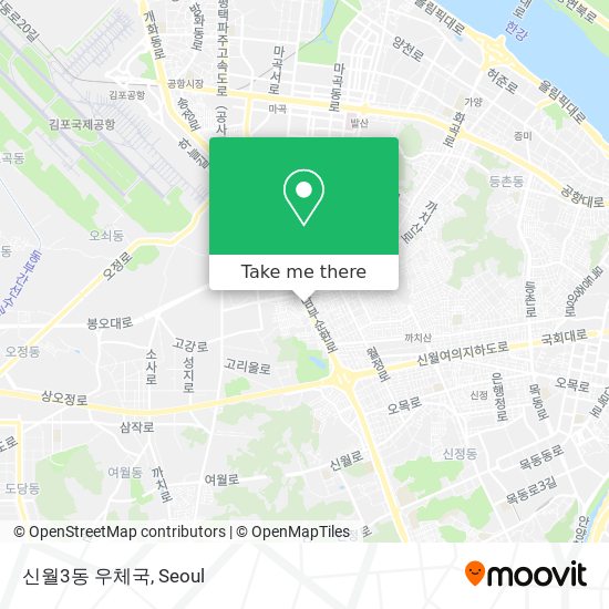 신월3동 우체국 map