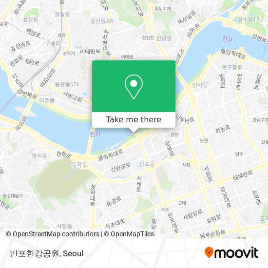 반포한강공원 map