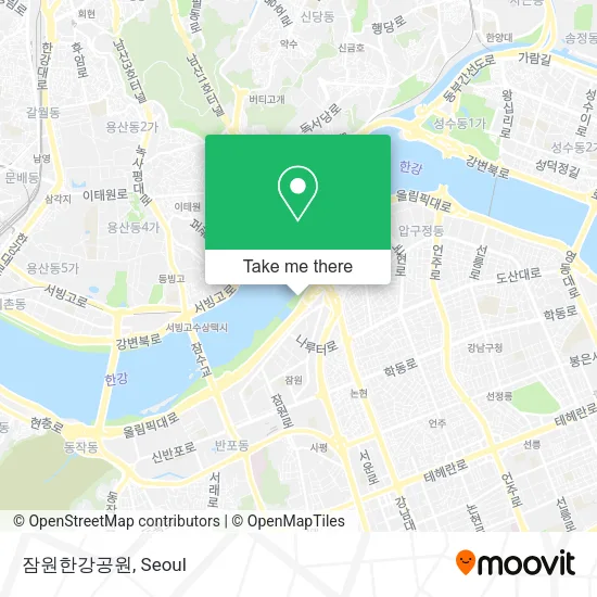 잠원한강공원 map