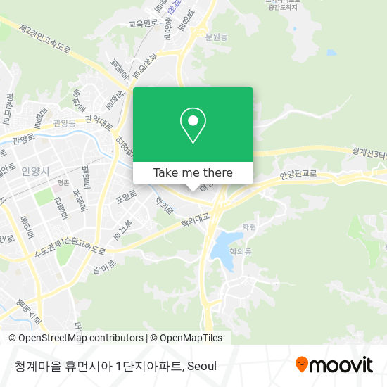 청계마을 휴먼시아 1단지아파트 map