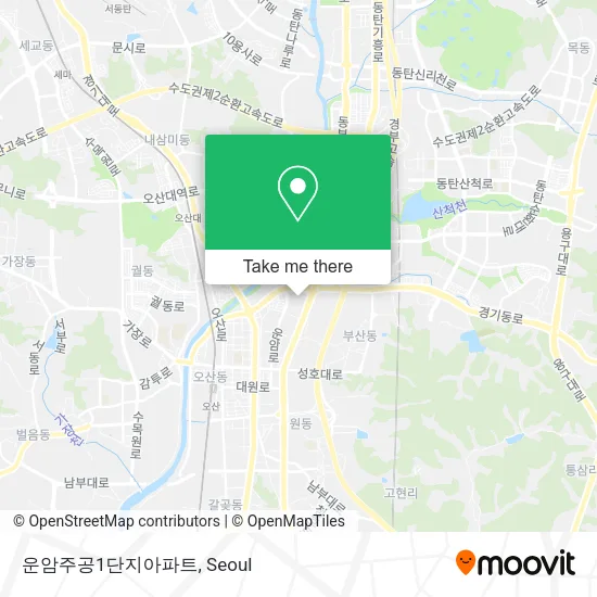 운암주공1단지아파트 map