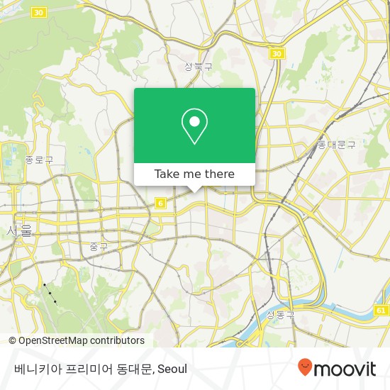 베니키아 프리미어 동대문 map