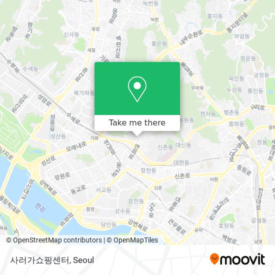 사러가쇼핑센터 map