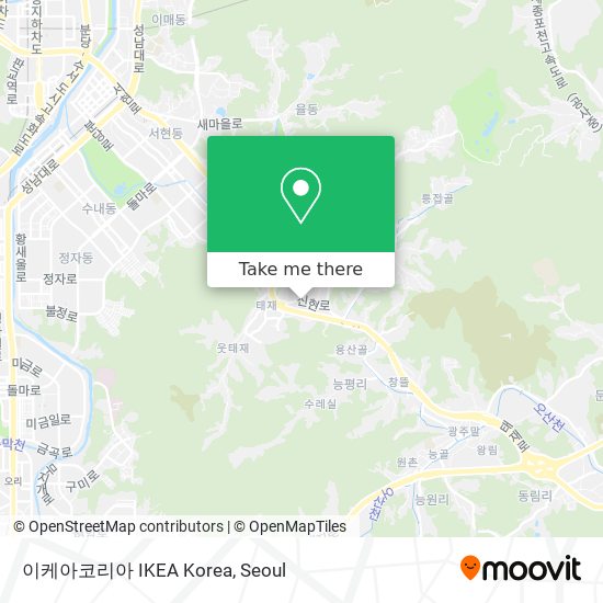 이케아코리아 IKEA Korea map