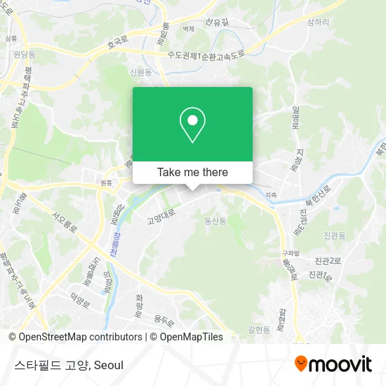 스타필드 고양 map
