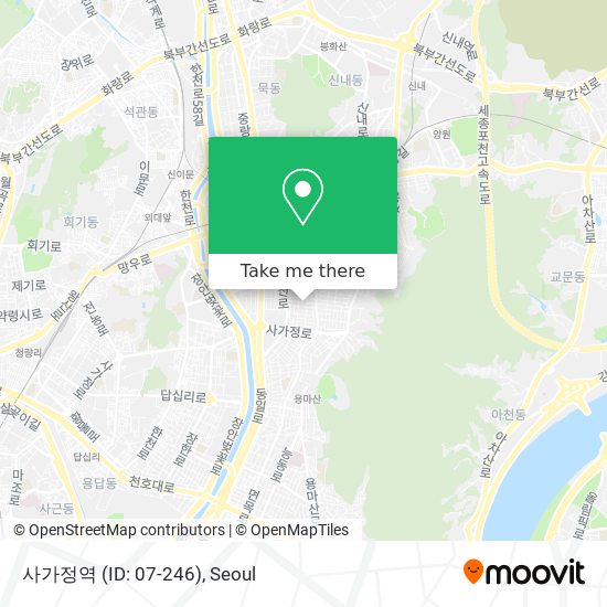 사가정역 (ID: 07-246) map