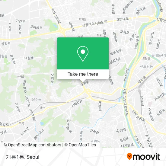개봉1동 map