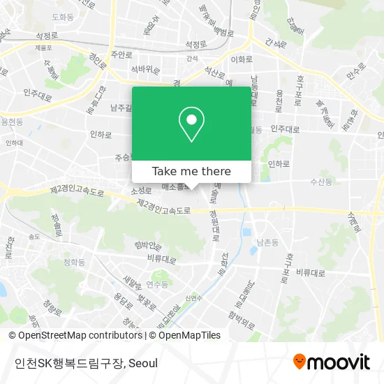 인천SK행복드림구장 map