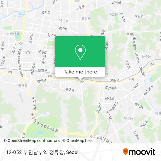 12-052 부천남부역 정류장 map