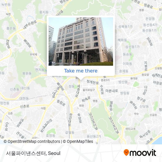 서울파이낸스센터 map
