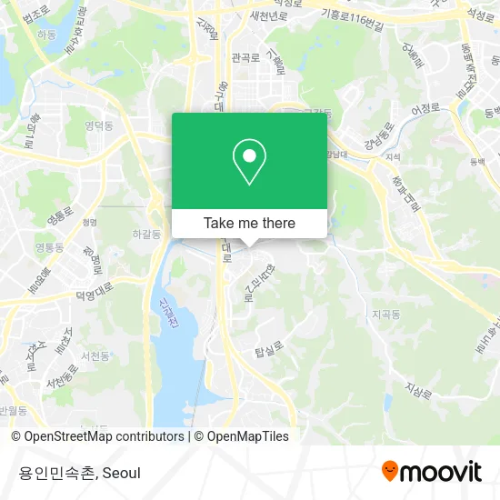 용인민속촌 map