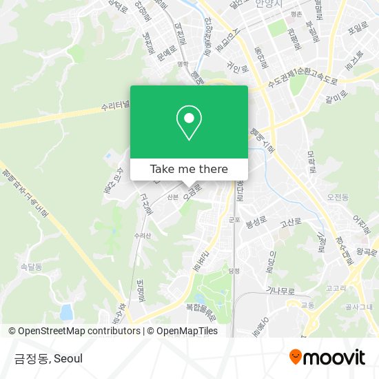금정동 map