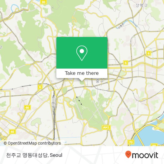 천주교 명동대성당 map