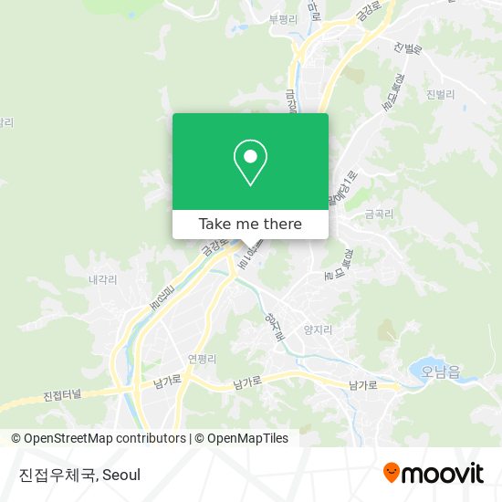 진접우체국 map