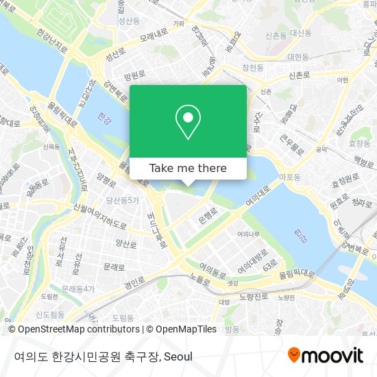 여의도 한강시민공원 축구장 map