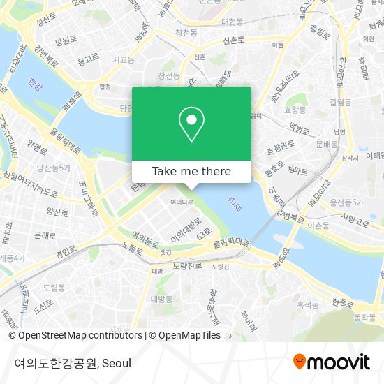 여의도한강공원 map