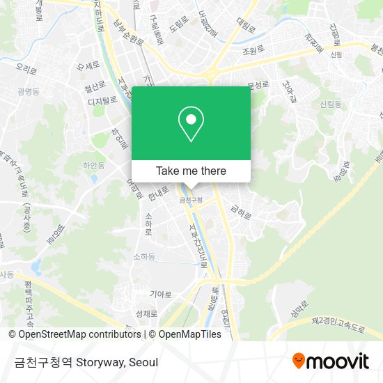 금천구청역 Storyway map