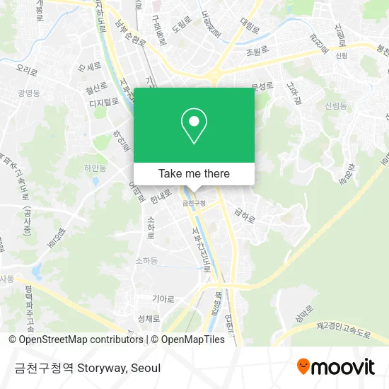 금천구청역 Storyway map