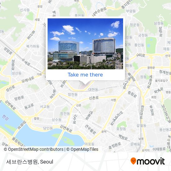세브란스병원 map
