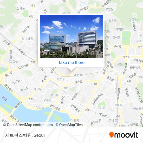 세브란스병원 map