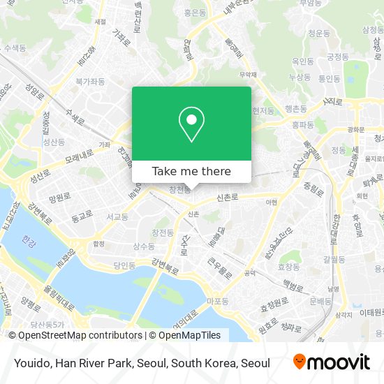 Youido, Han River Park, Seoul, South Korea map
