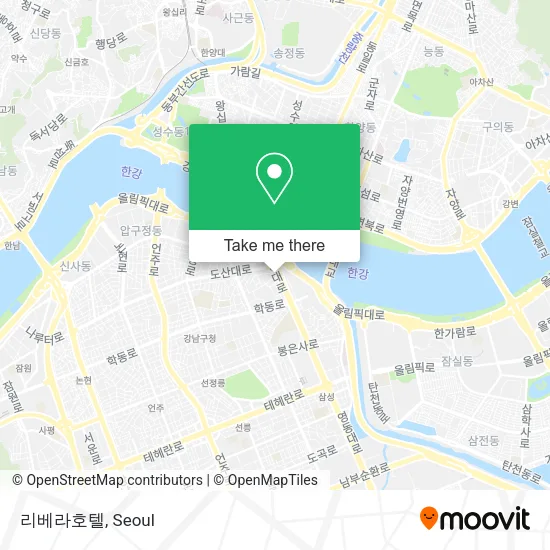 리베라호텔 map