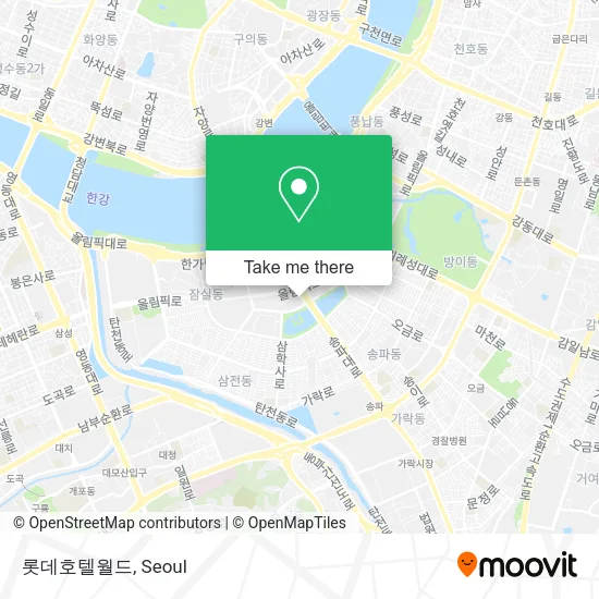 롯데호텔월드 map