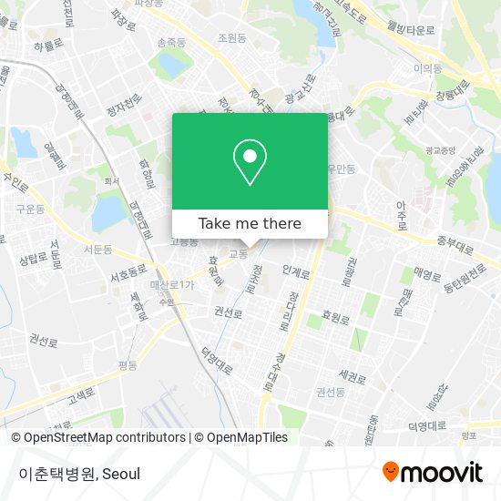 이춘택병원 map