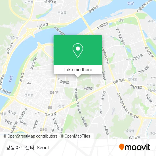 강동아트센터 map