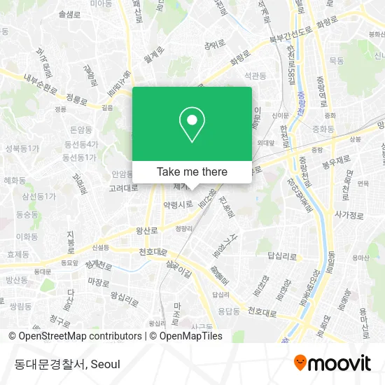 동대문경찰서 map