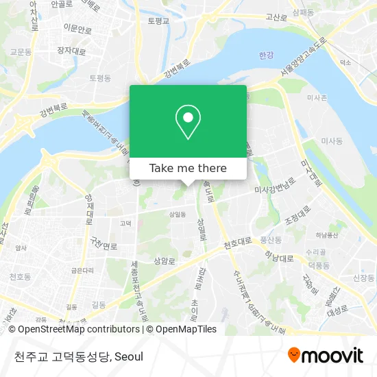 천주교 고덕동성당 map