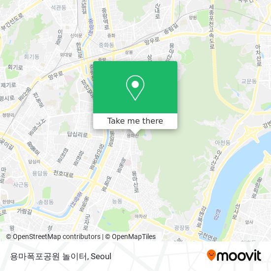 용마폭포공원 놀이터 map